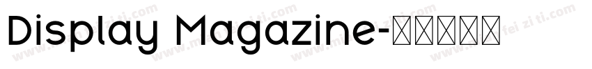 Display Magazine字体转换